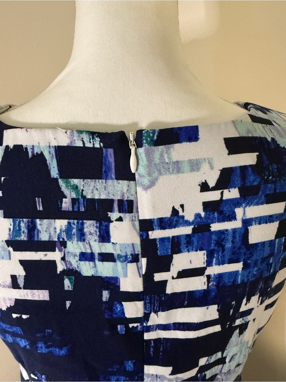 Mario Serrano Asymmetrical Hem Dress Size 10 Elegant Cocktail Party Midi Dress - Picture 6 of 11